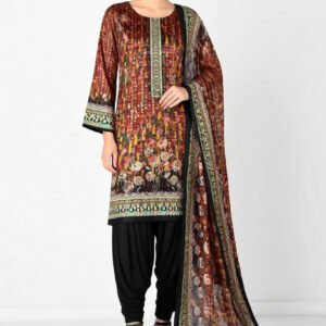 Zam Zam Swiss Lown 100% Cotton - Brown