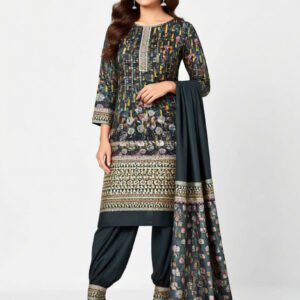 ZamZam Swiss Lown 100% Cotton - Black